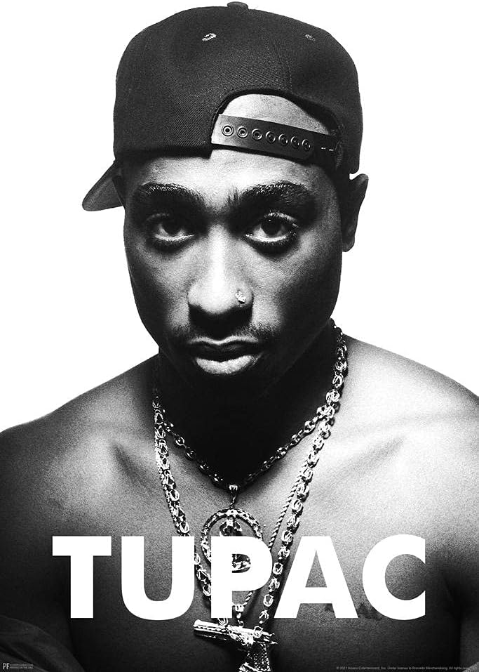 Amazon.com: Tupac 2Pac Gold Chains Portrait 90s Hip Hop Rapper Posters ...
