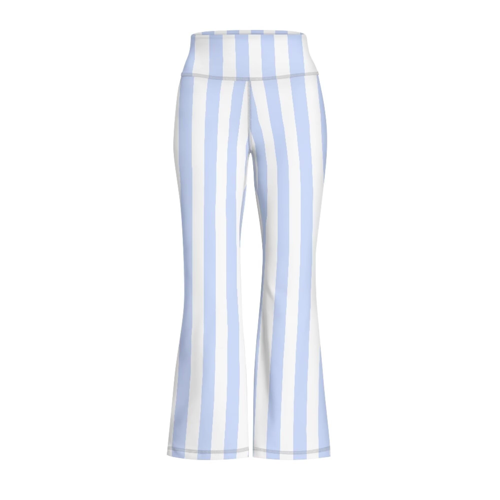 Bell Bottom Leggings for Girls Flare Yoga Pants Casual Summer Breathable Workout Oufit Kids High Waisted Legging