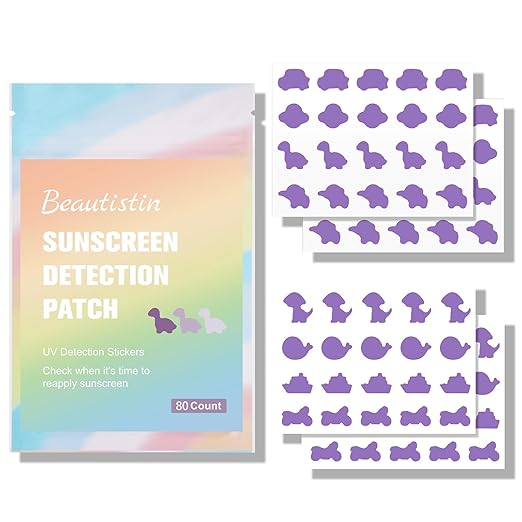 Amazon.com: UV Detection Stickers for Sunscreen - 80 Count UV Detection ...