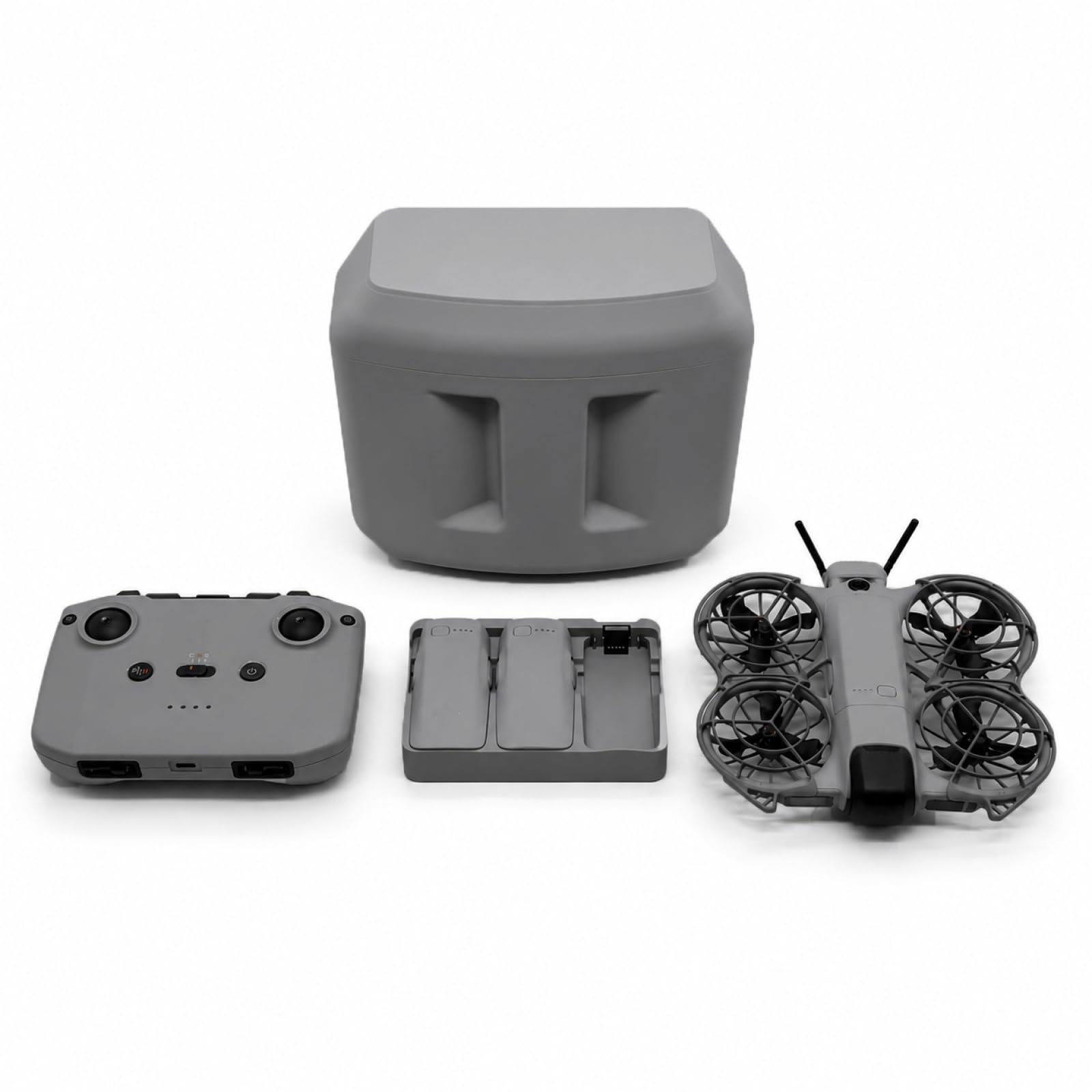 Twardy futerał do przenoszenia z nadrukiem 3D do DJI Neo 2 pokrowiec ochronny z magnetyczną pokrywką, regulowany pasek, podróżne pudełko do przechowywania mieści piastę baterii drona i kontroler RC N3