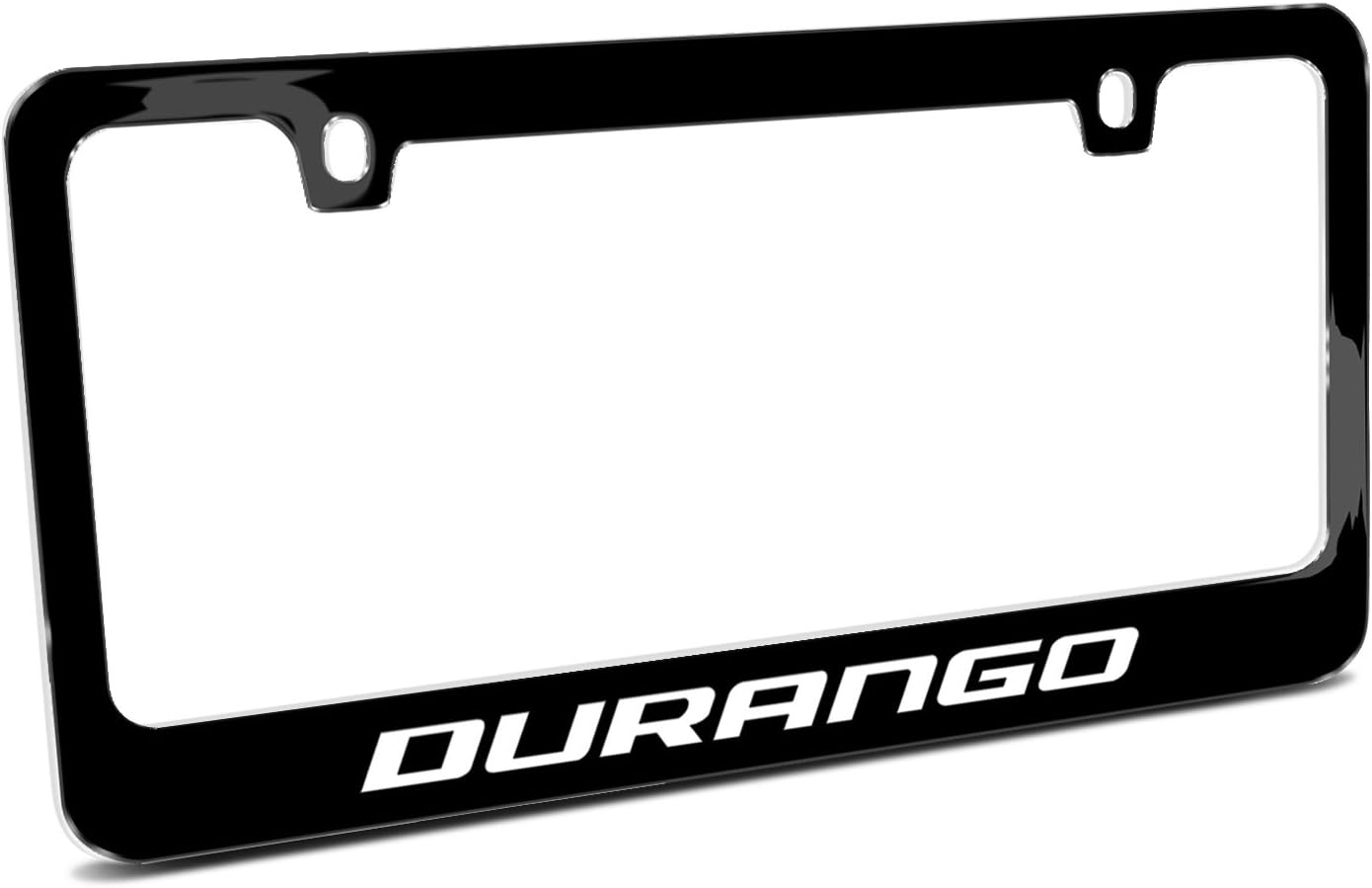 iPick Image for Dodge Durango UV-LED Printed American-Made Black Metal License Plate Frame