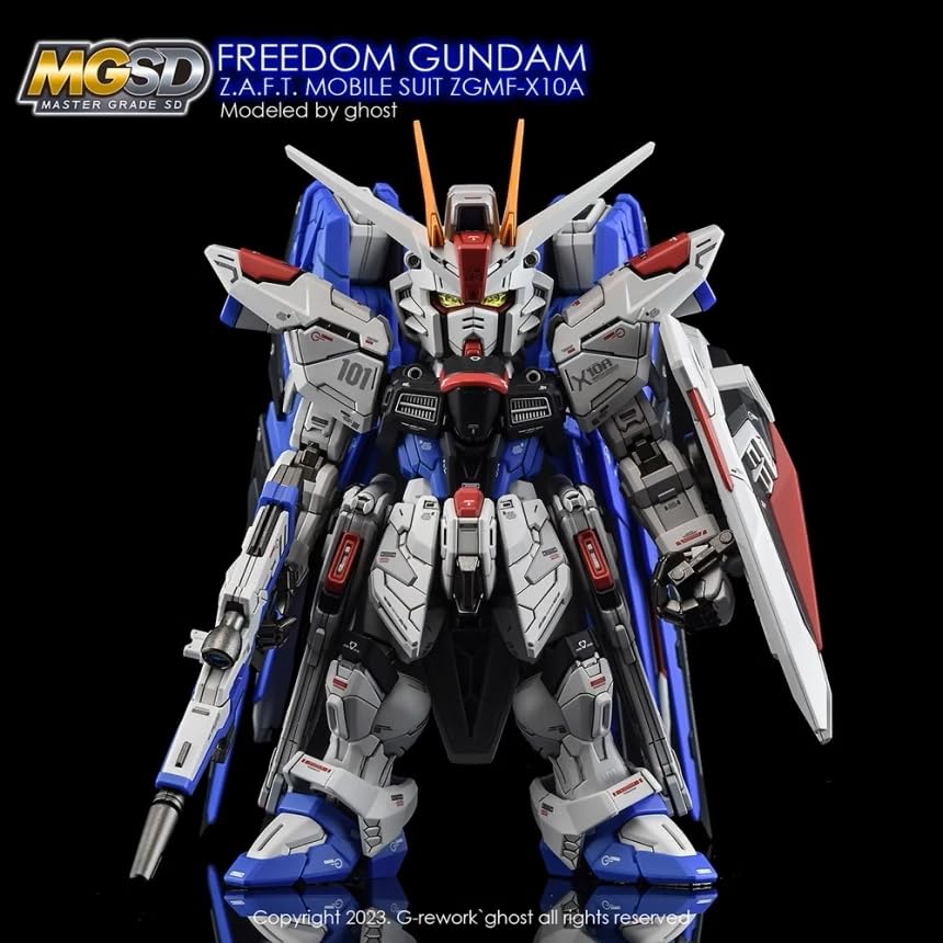 【新品未開封】MGSDフリーダムガンダム・MGSDフリーダム用水転写デカール付き 新品未開封】MGSDフリーダムガンダム・MGSDフリーダム用水転写デカール