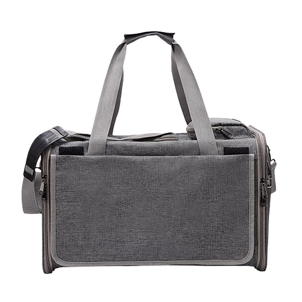 Trasportin Gato Grande Trasportines Perro Bolsa de Tela Transporte Plegable para Perros Mascotas Gato y Animales Viaje Bolso Transport¨ªn Perro Gato para Coche
