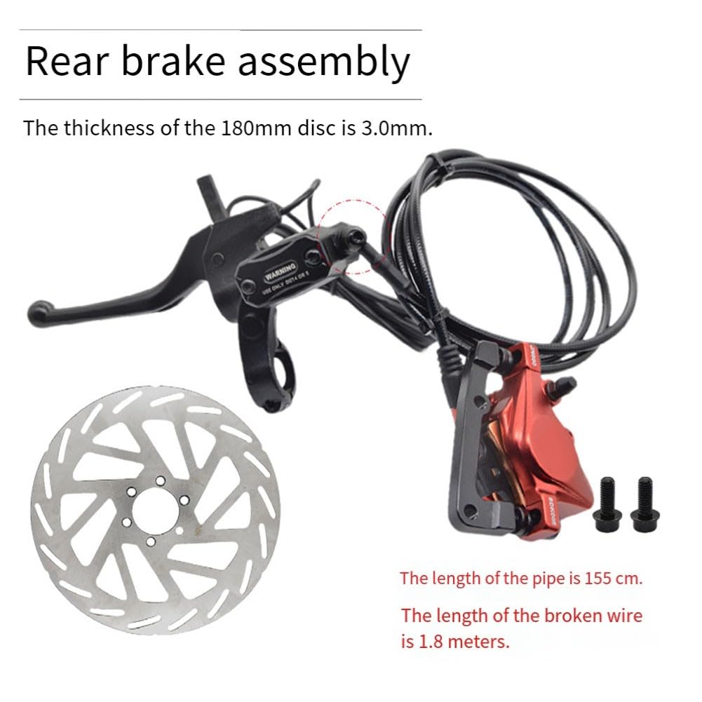 Frein à disque de frein à disque hydraulique pour vélo électrique - Tube démontable pour vélo électrique pliable