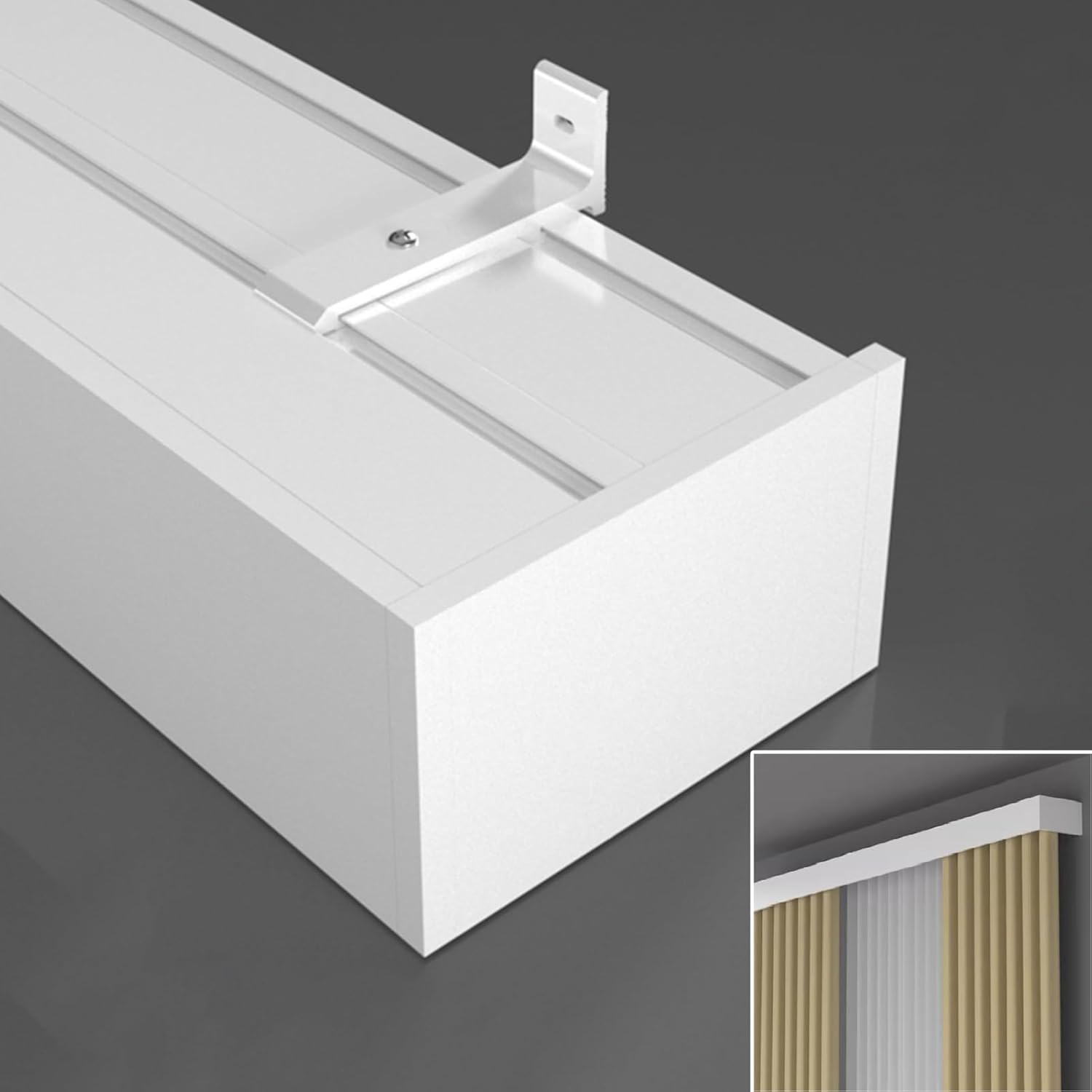 Ceiling Curtain Track Metal Wall Mount Curtain Rod Track System