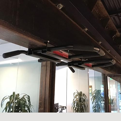 Miniatura 4 de Firstlaw Fitness - Límite de peso de 600 libras - Barra de dominadas Extreme I-Beam - Barra larga recta - Empuñaduras de goma duraderas - Etiqueta