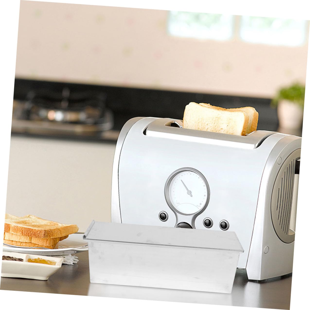 Aluminiumlegierung Brotbackform mit Deckel Antihaft Toastkasten für Hausgemachtes Brot Backform Kastenform Toastbrot Geeignet für Haushalt und Profi bäckerei