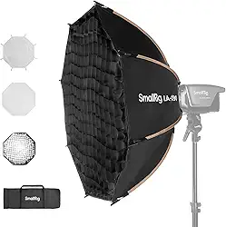 SMALLRIG 35"/90 cm Softbox LA-O90 caixa macia octogonal de liberação rápida para Bowens Mount COB luzes para SMALLRIG para Neewer para Aputure para Godox - 4633
