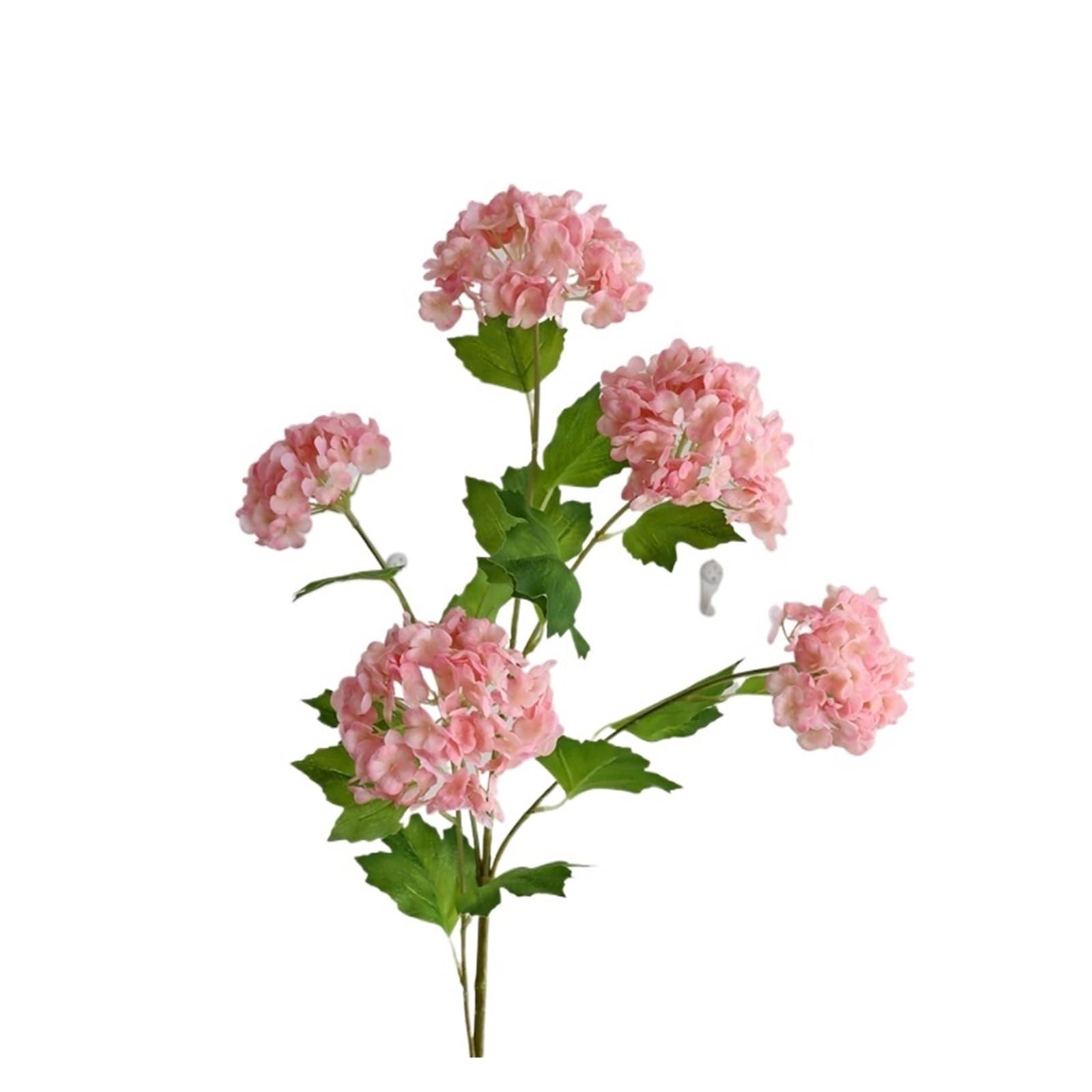 Casetlong 2Pcs Fake Flowers Wedding Flower Arrangement Home Decoration(Dark pink)