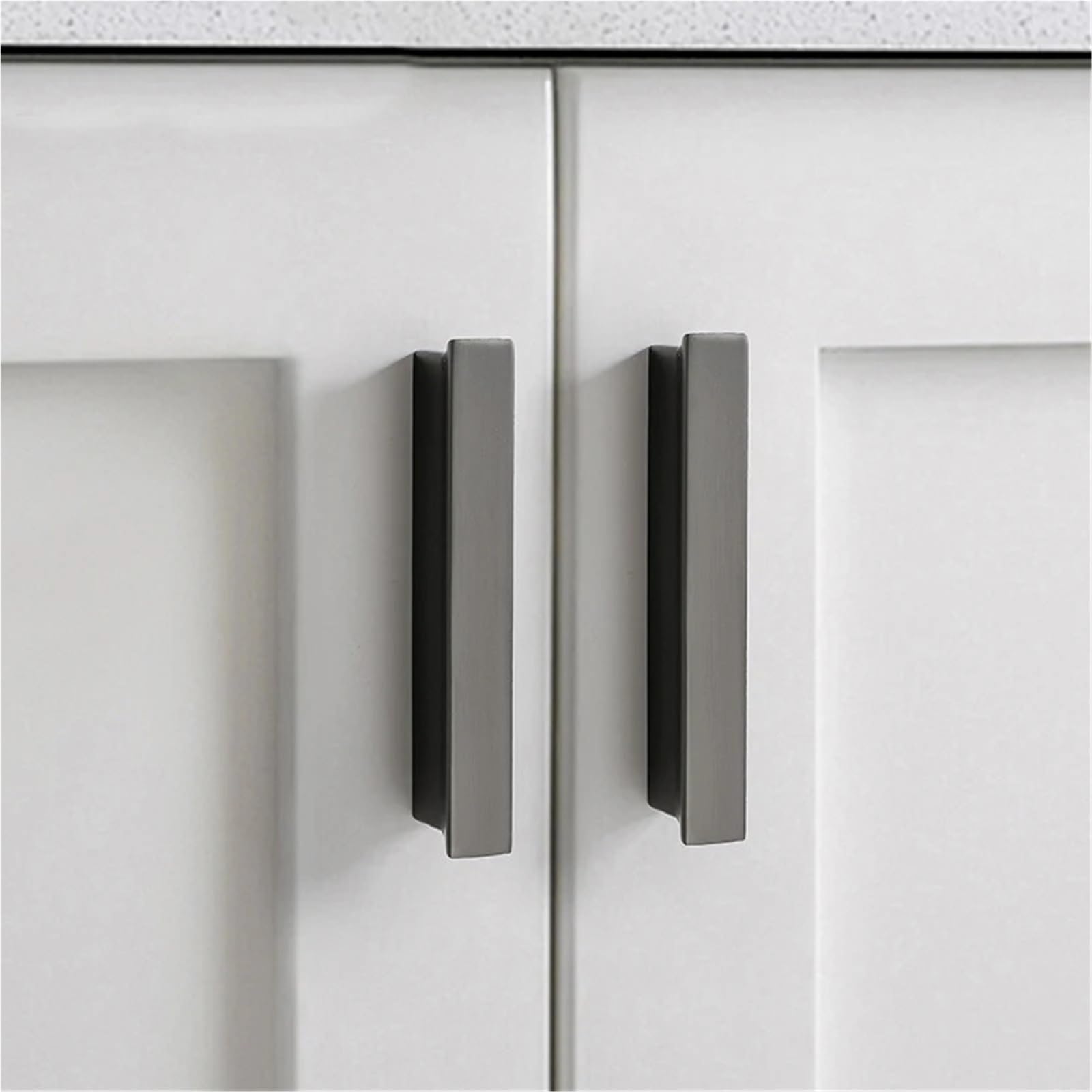 4 Pcs Modern Furniture Handles Cupboard Dressers Cabinet Door Closet Drawer Knobs(Silver 128mm)
