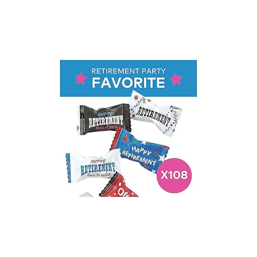 Miniatura 2 de Happy Retirement Caramelo de menta (108 piezas envueltas individualmente, 14 onzas)