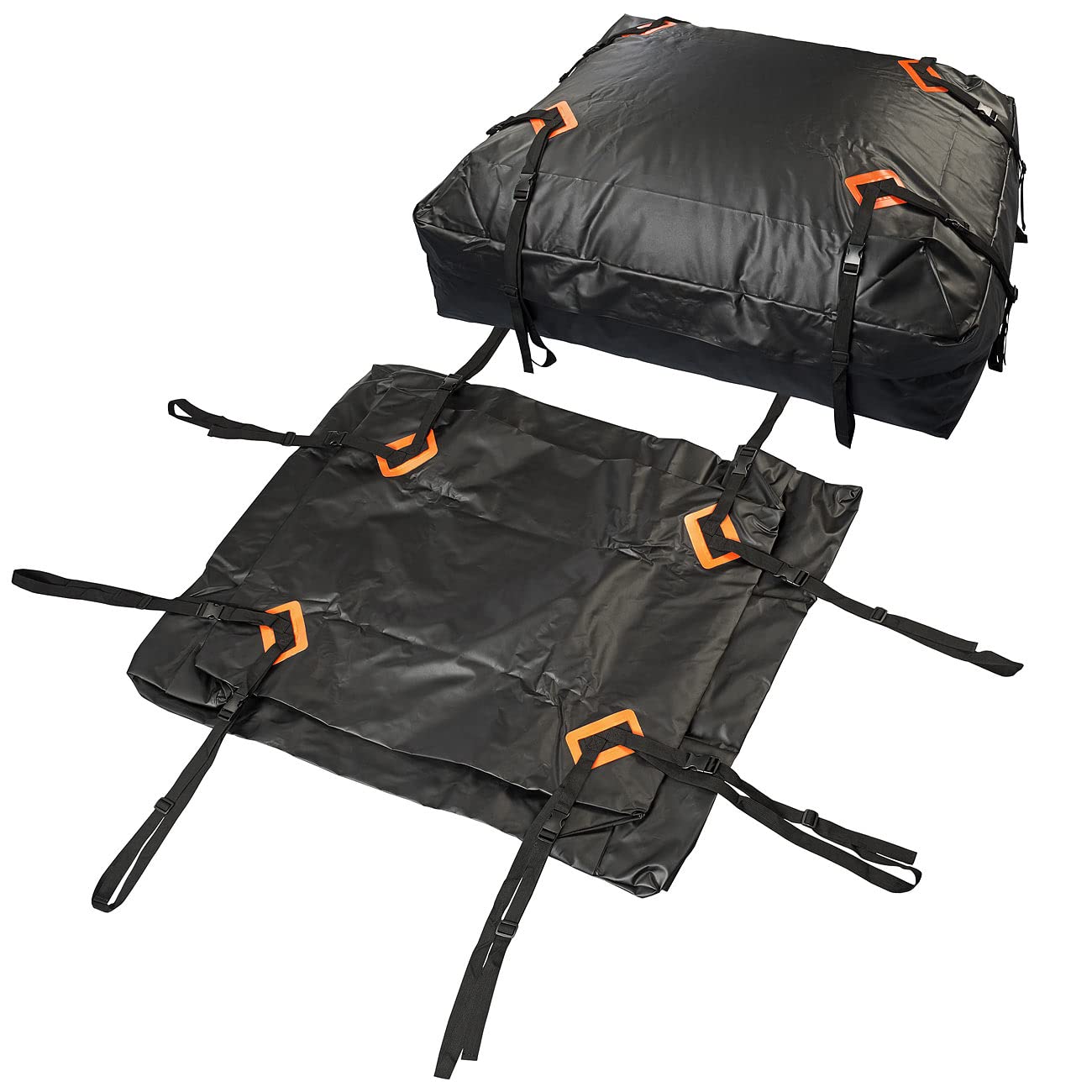 Lescars Borsa da tetto impermeabile 425 L in PVC resistente con tappetino antiscivolo