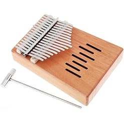 Générique Mini Finger Kalimba Thumb Piano 17 Touches Kalimba monocarte Acajou Cascade Trou de Son Mini Clavier… - Les Beatles, Paul McCartney, John Lennon, RIngo Starr, George Harrison
