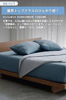 Amazon｜Sleepy Tofu シャーベットシーツ ダブル 厚さ30cmまで