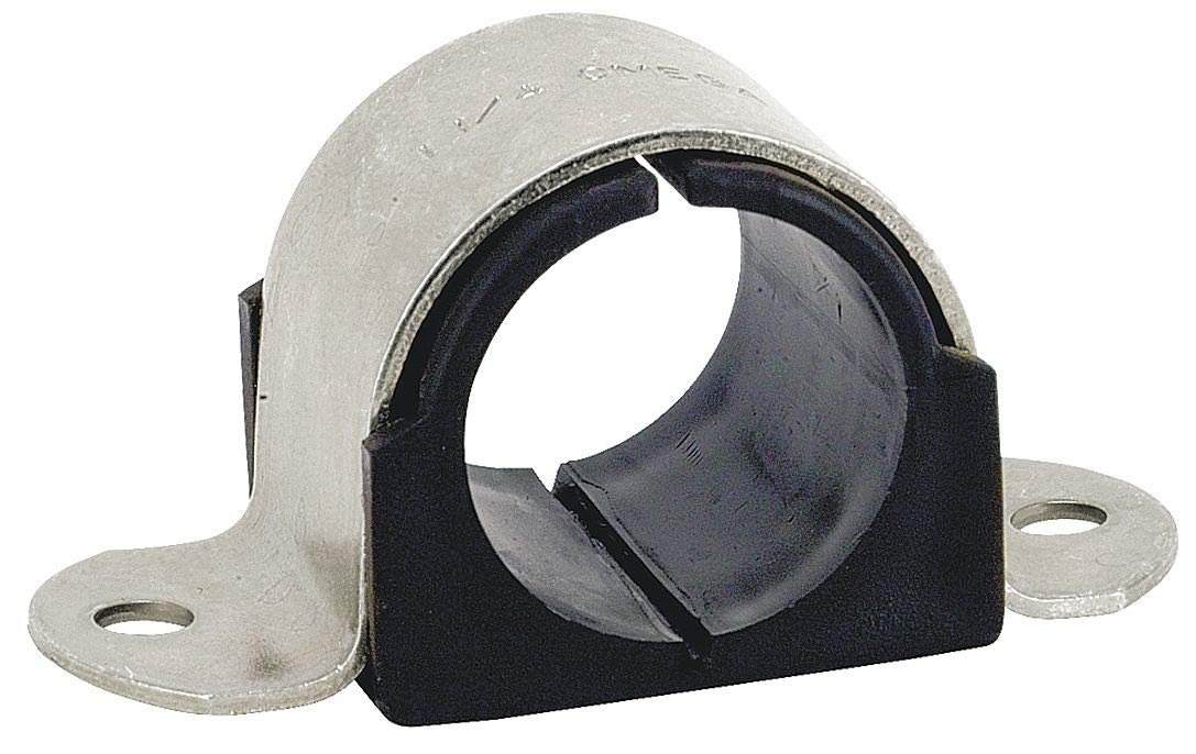 ZSI 046MS052 Stainless Cushion Clamp, 2 7/8in Tube, 2 1/2in Pipe, Omega Series