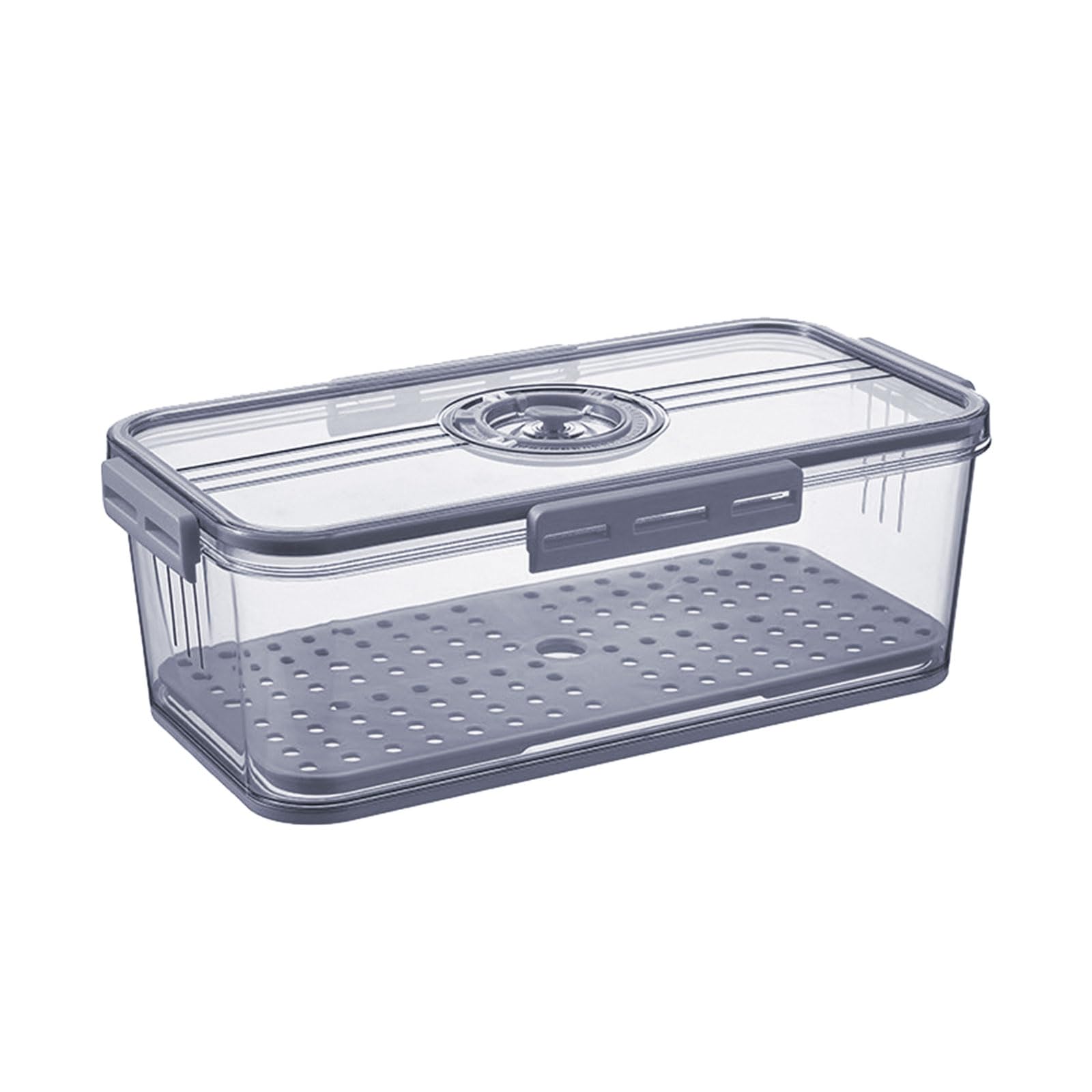Tsophreniq Bread Preservation Case Versatile Sealed Food Preservation Cases Fridge Drawer Storage Bin with Lid Bread Cases