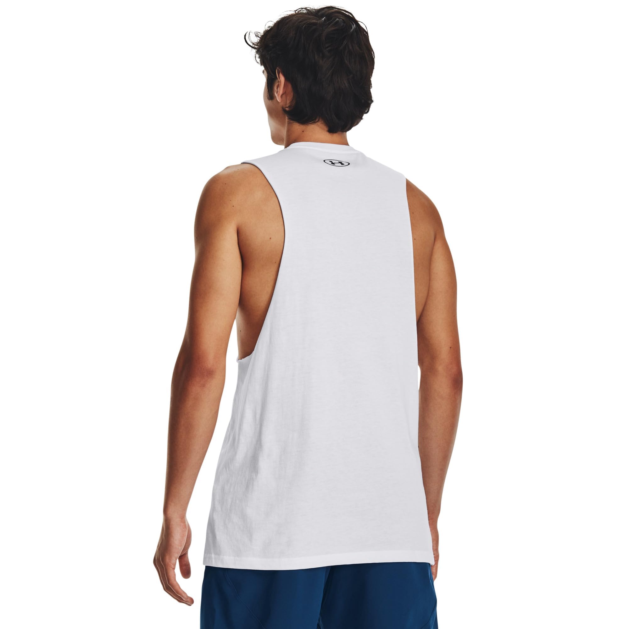 Under Armour Mens Sportstyle Left Chest Cut-Off T-Shirt product thumbnail 3