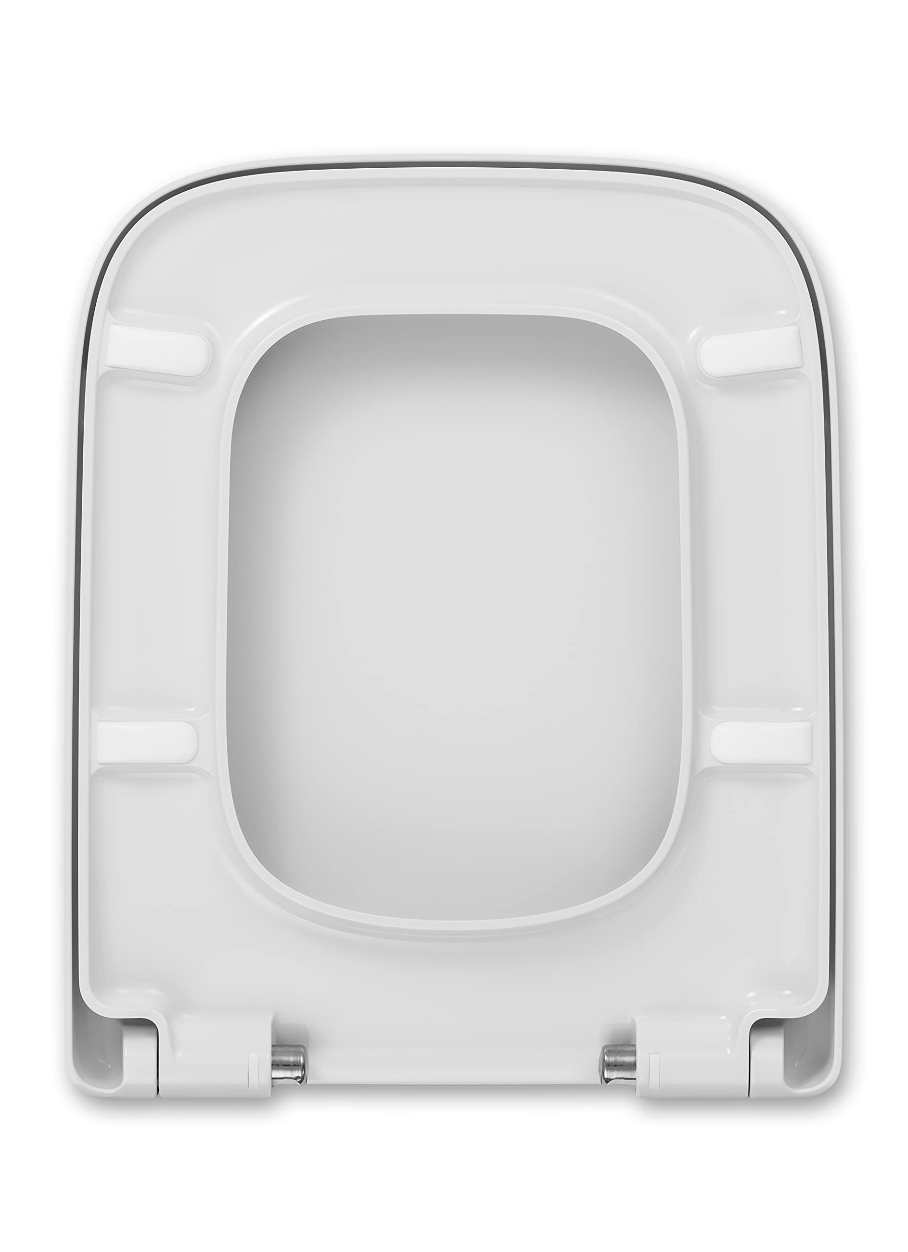 Haro Makira 531554 deska sedesowa SoftClose (WC z duroplastu, prostokątna, biała)