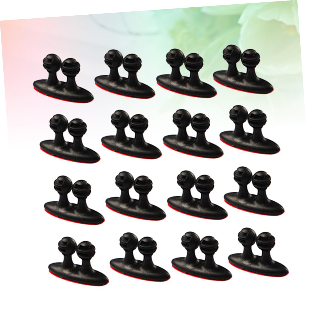 DOITOOL 96stücke Teiliges Kabelbinder Praktische Kabelclips Für Und Wandmontage Vielseitige Organizer Für Ladekabel Und Elektrische Drähte Schwarz