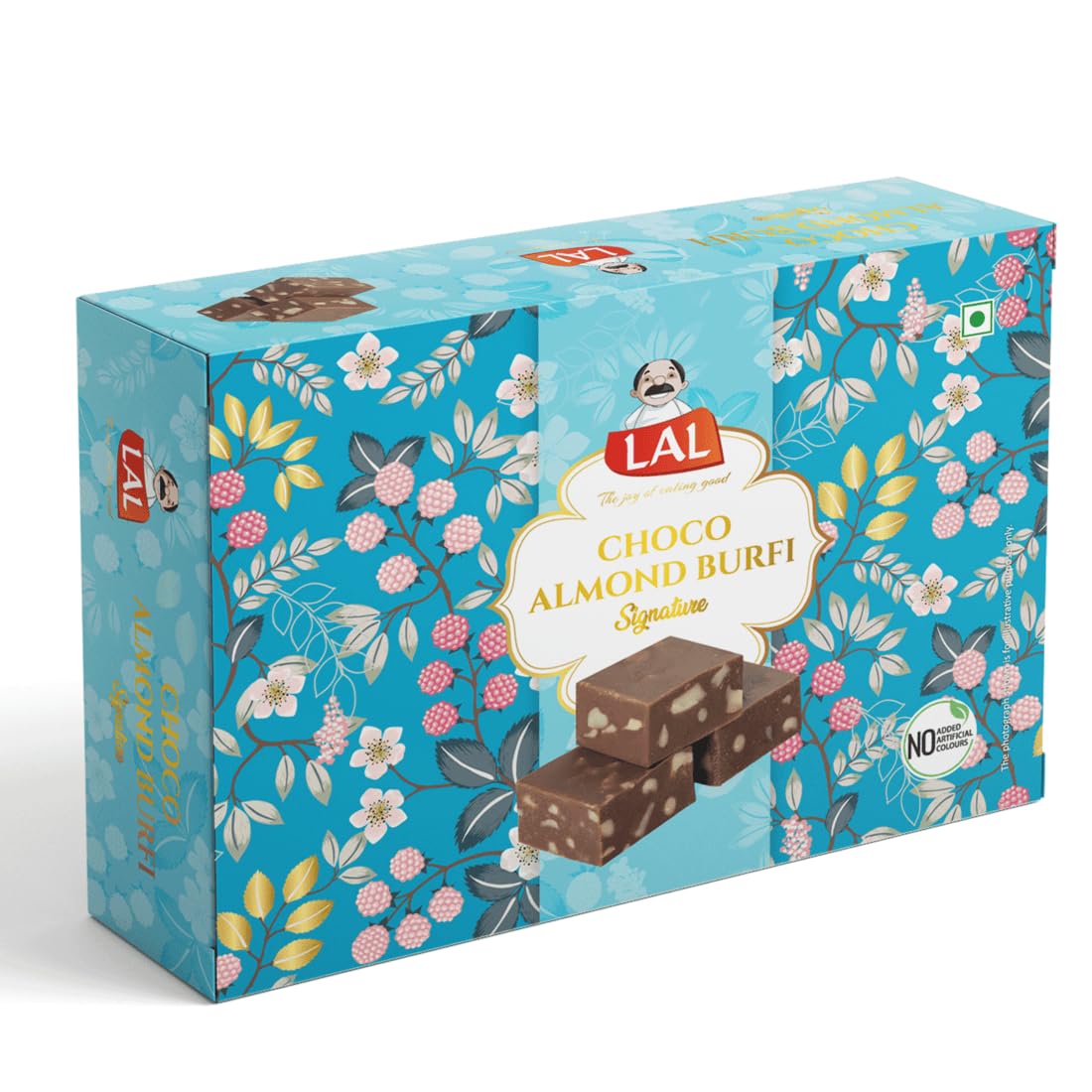 Lal Sweets Choco Almond Burfi | Premium Chocolate Confection - 400g-image-2