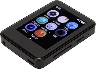 Leitor de MP3 MP4, Microfone de Redução de Ruído de Gravação Leitor de Música Portátil Livro Eletrônico HiFi Reprodução de Vídeo Sem Perdas Com Alto-falante para Casa (32 GB)