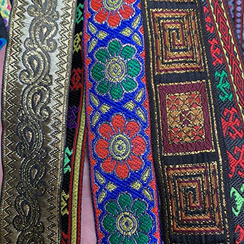 3 Yards Dentelle à Glands Ornement Brodé Pour Couture Créative