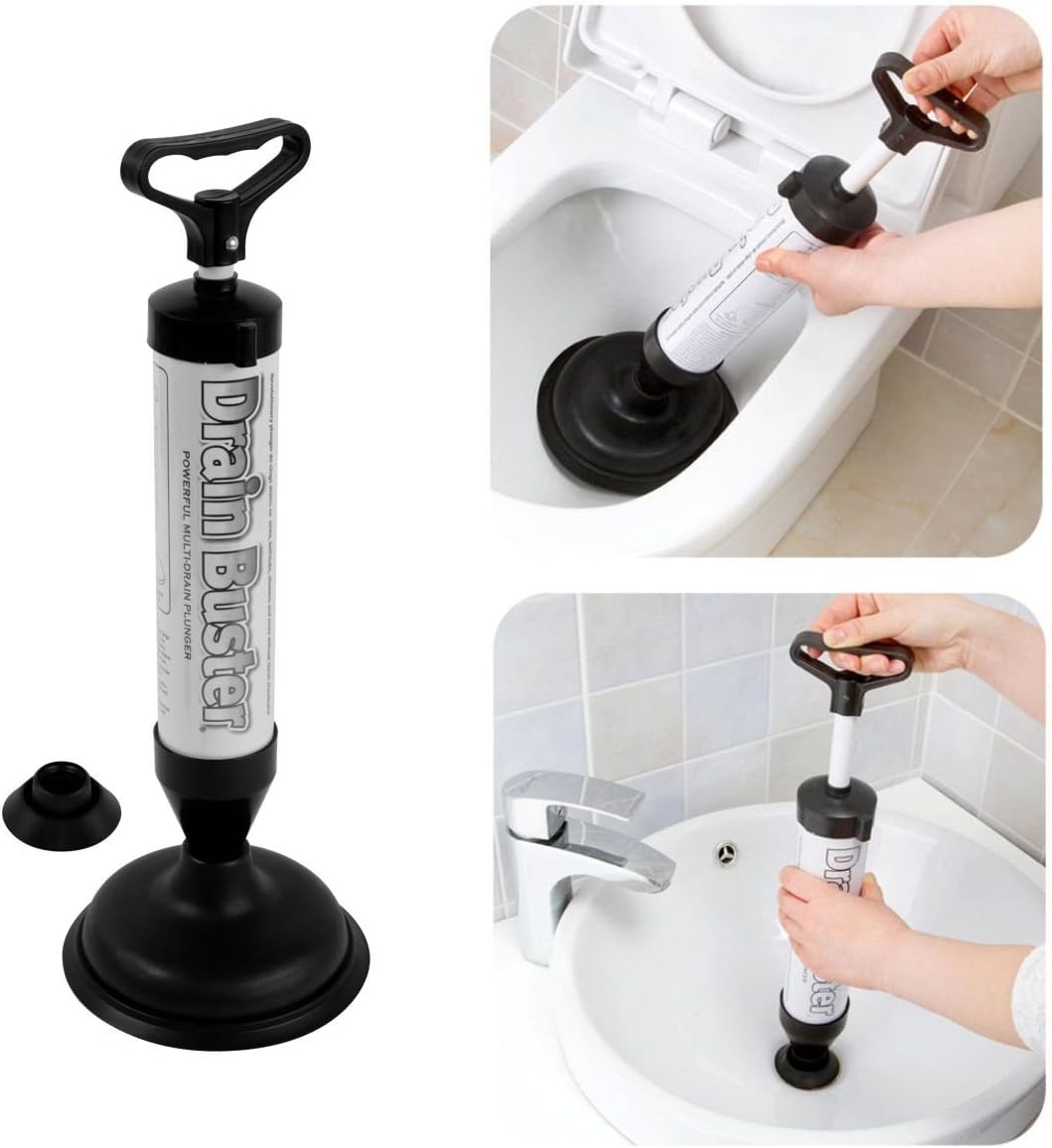 Hochdruck-Toilettenkolben Mit Luftdruck-Anzeige - Leistungsstarker Rohrreiniger Für Verstopfungen