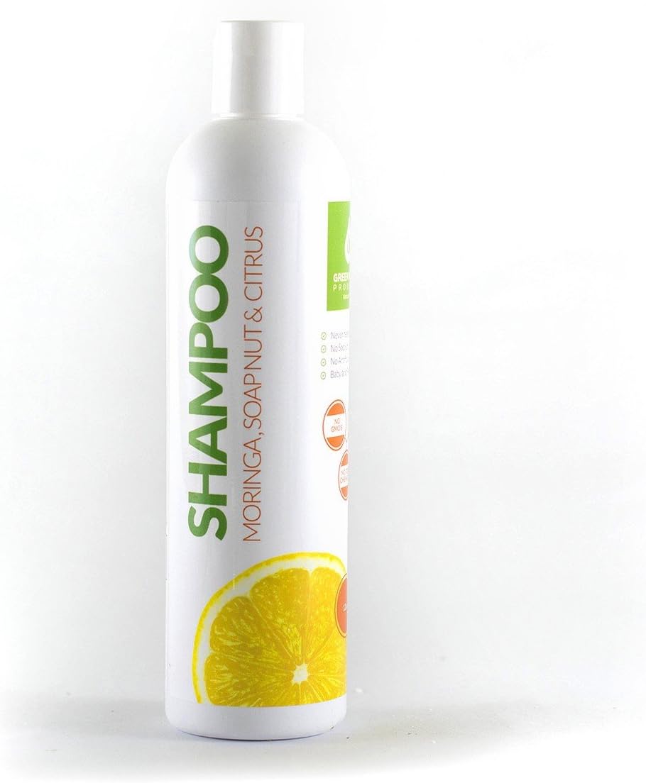 Soap Nut Moringa Citrus Shampoo. Totally Non-toxic