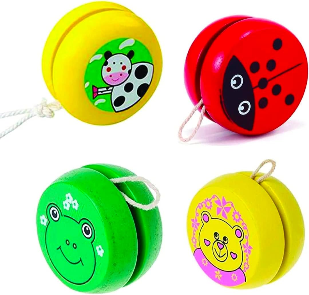 CRAFT DEALS YoYo Toy Wooden YoYo Toy Fun for All Ages (Pack of 2)