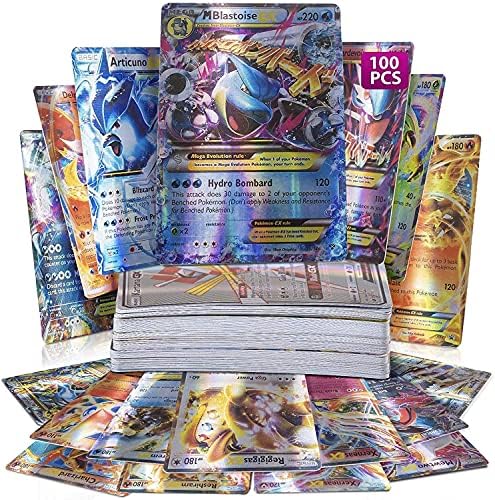 100 Sport Card Extremely Uncommon TCG Fashion Card Holo Ex Full Artwork(20 GX + 20 Mega + 1 Vitality + 59 EX Arts)-No Duplication 3 61dVyhLlzdS. AC