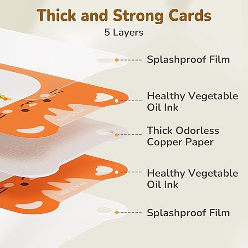 Miniatura 2 de Tarjetas didácticas parlantes para niños pequeños de 1 a 5 años de voz clara y tarjetas gruesas y fáciles de deslizar dentro y fuera, juguetes