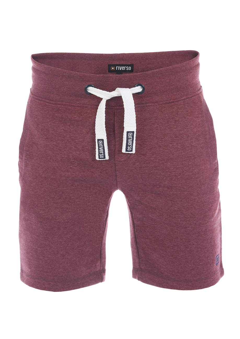 riverso Męskie krótkie spodenki dresowe RIVMoritz bermudy lato sportowe szorty bawełna zielone niebieskie czerwone szare S M L XL 2XL 3XL 4XL 5XL