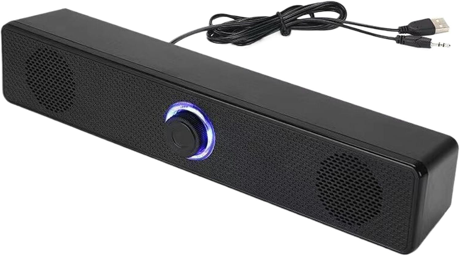 Soundbar Speakers,Computer Soundbar Speakers | Volume Boost Wireless Deep Bass Sound System for Tv Desktop Laptop Projector Computer Game