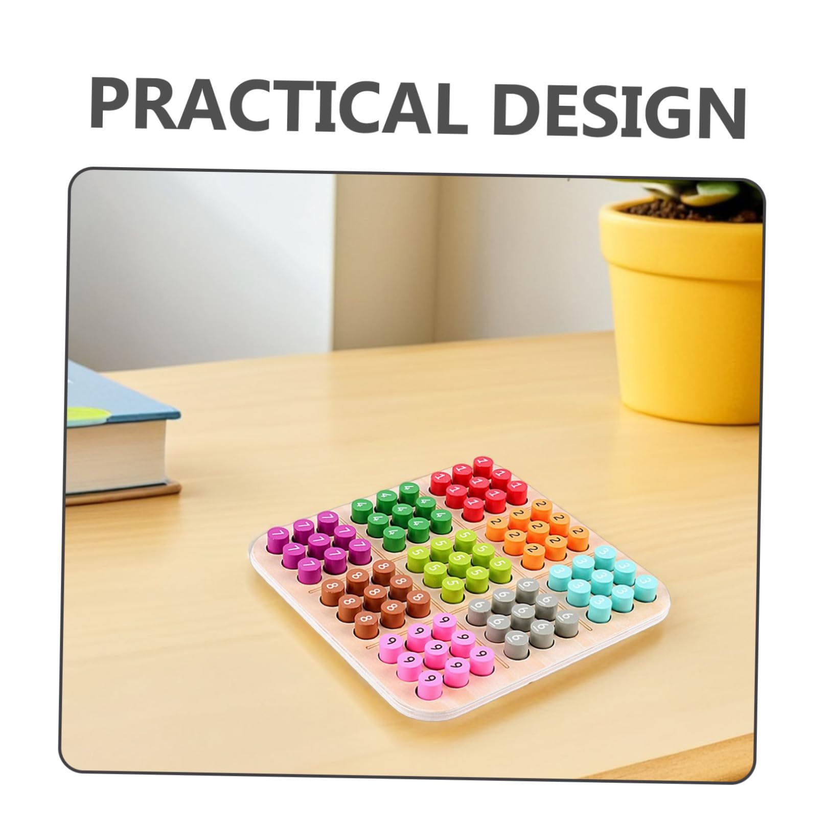 Juguete de Sudoku de Madera 1 Juego Educativo para Niños Decoracion Colegio