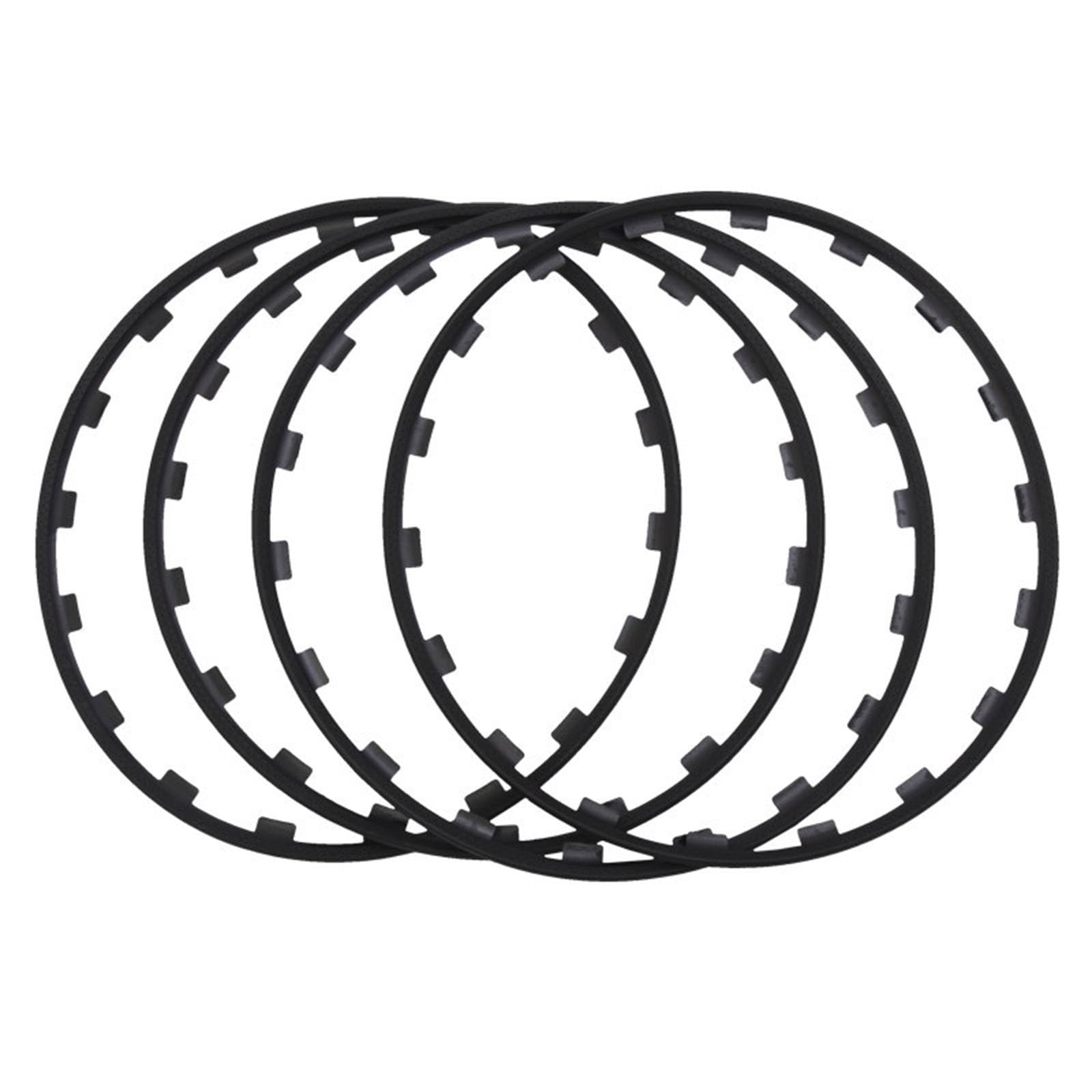 Strisce di Protezione del Rivestimento del cerchione - Striscia di Protezione del mozzo della Ruota dell'auto per prevenire irritazioni sul marciapiede e Graffi sulla Ruota(White,20in)