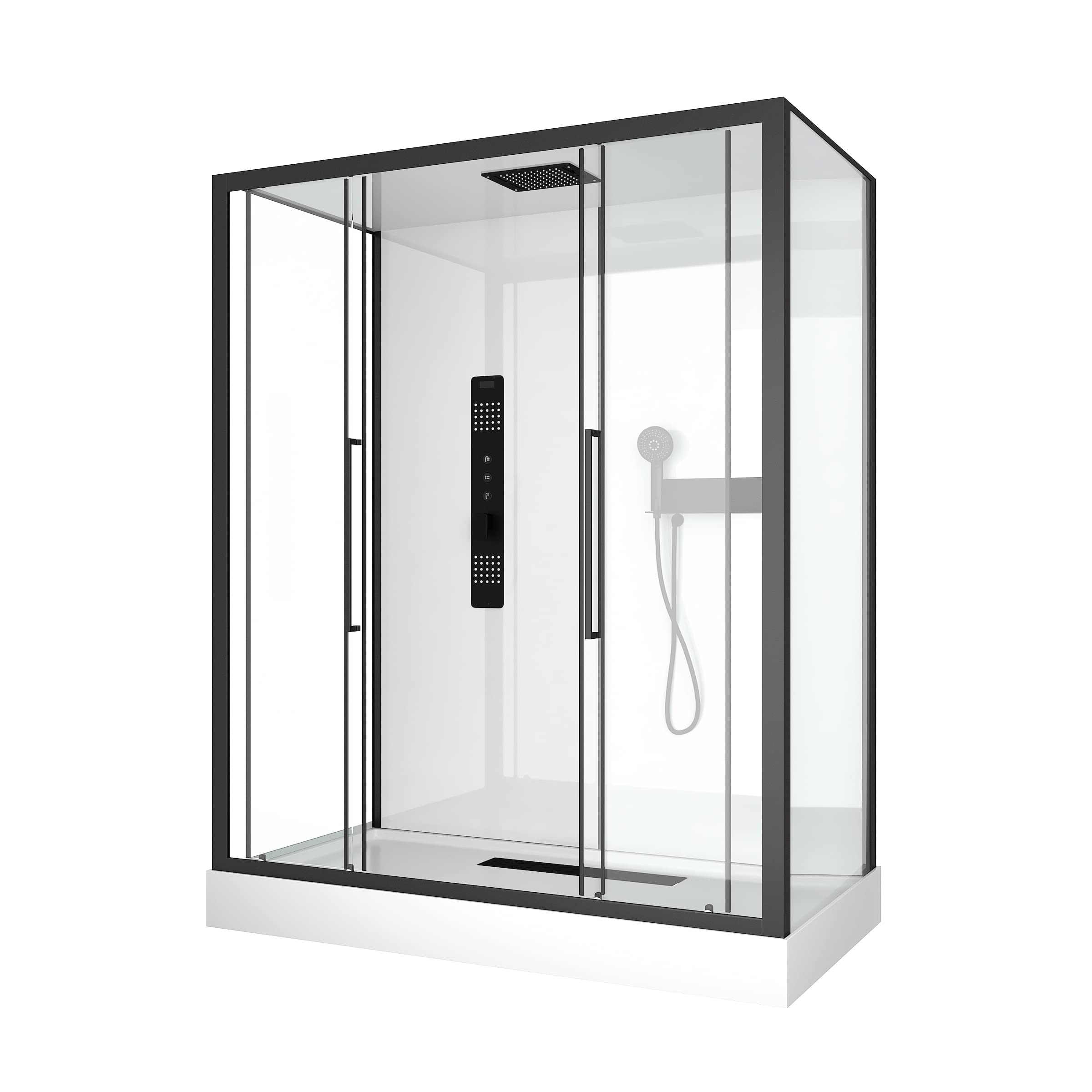 GESSI Body Jet 20172 031 – Douchette Murale Chromée Rectangulaire – Neuve – Fabriquée En Italie