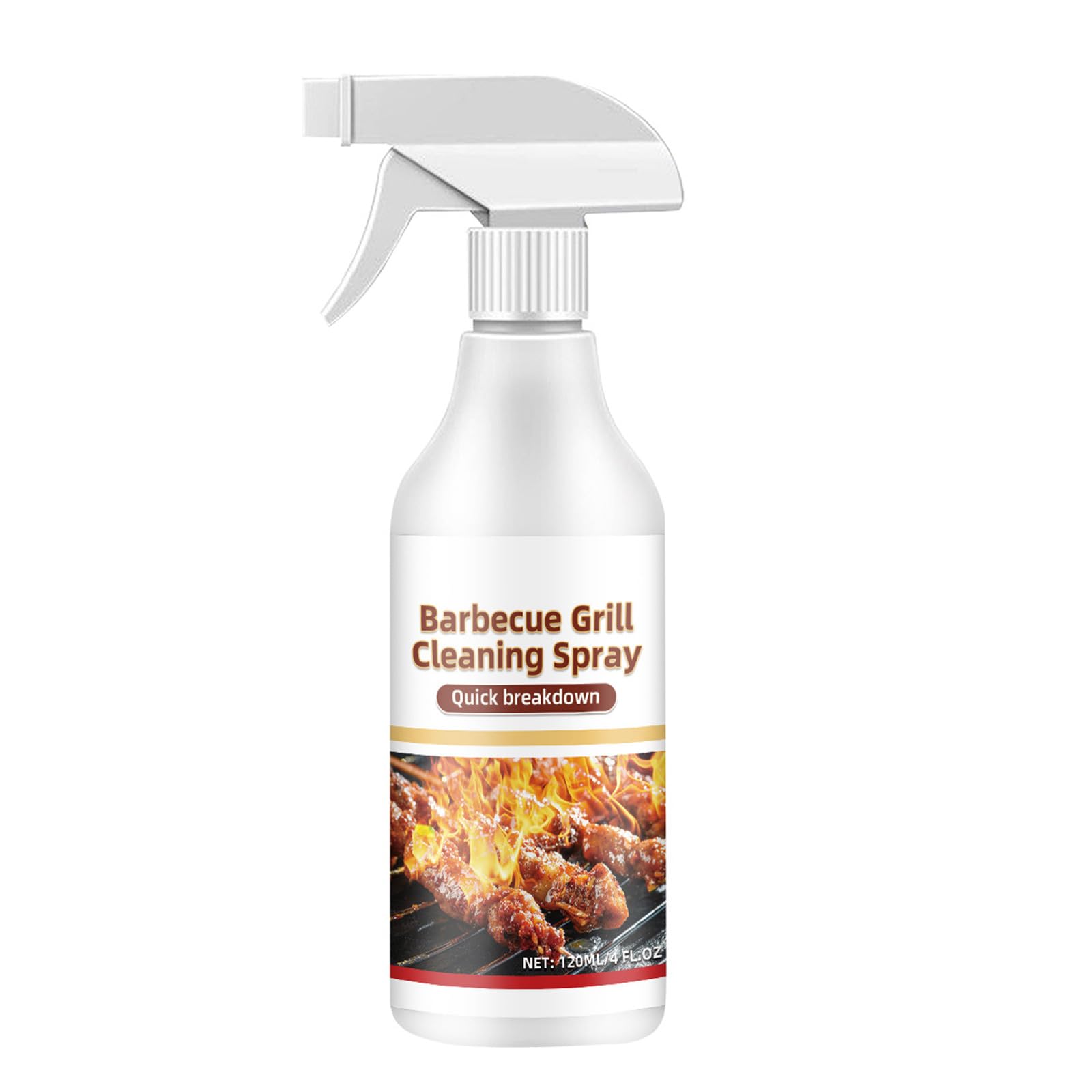 Mekalero Portable Grills Cleanser Sprayer Multifunctional Grills & BBQ Cleaner Spray Functional Burnts Residues Removers Barbecue Greases Cleaner