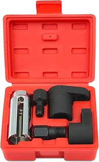 Marsflex O2 Oxygen Sensor Socket Set 5Pcs Wrench Remover Tool and Thread Chaser Set with 22MM Sockets 1/2" 3/8" Drives M12×1.25MM and M18×1.5MM Threads Chaser