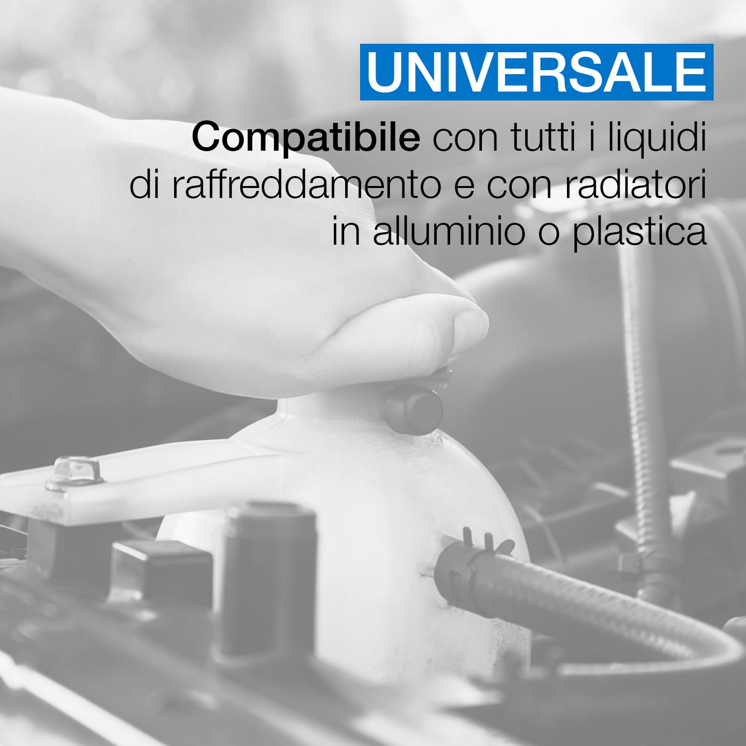 ERRECOM Bluet, Turafalle per Risolvere Le Perdite di Liquido dal Radiatore e dagli Impianti di Raffreddamento degli Autoveicoli e dei Motocicli, Flacone da 250 mL
