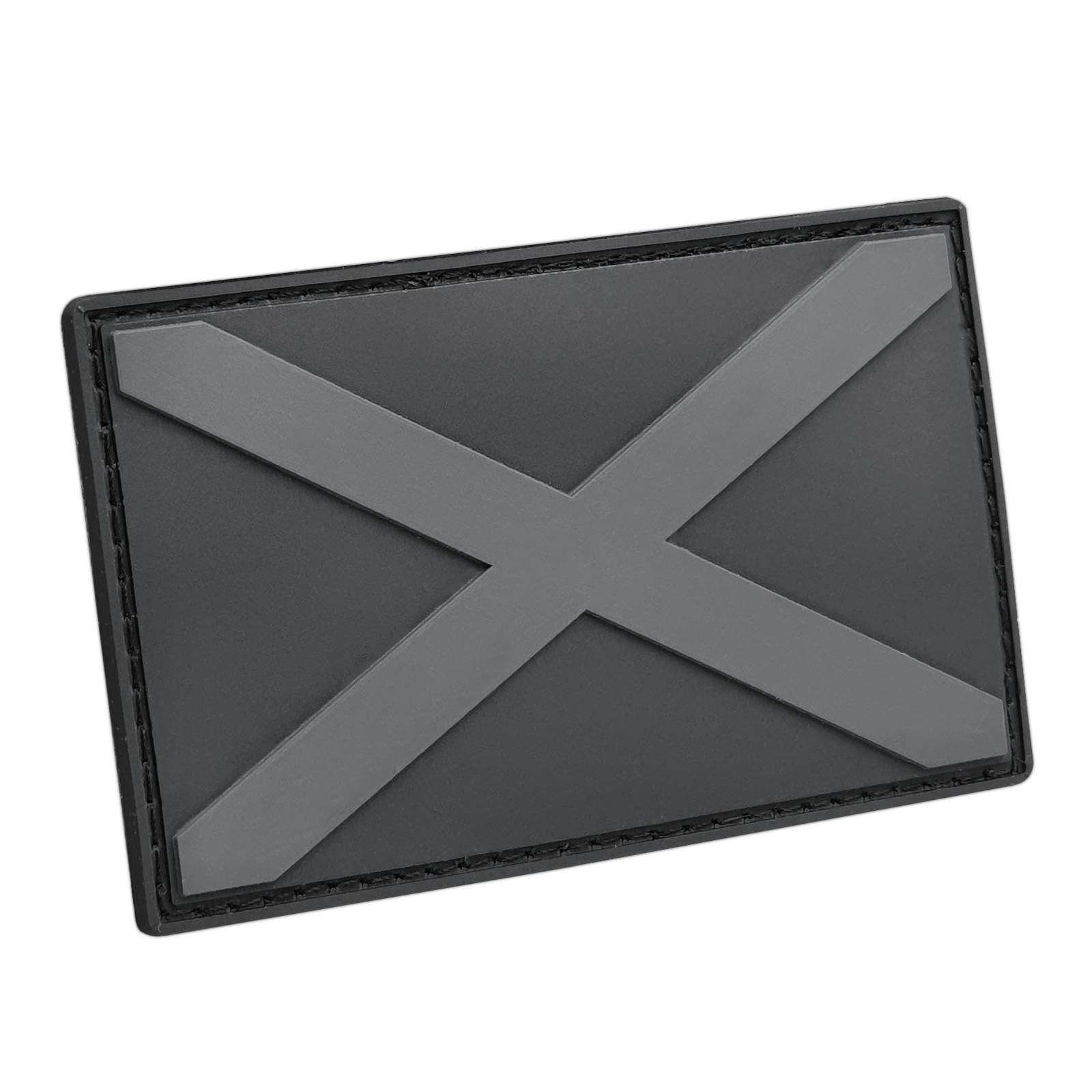 Blackout Alabama AL State Flag USA Scotland PVC Morale Tactical Rubber Patch