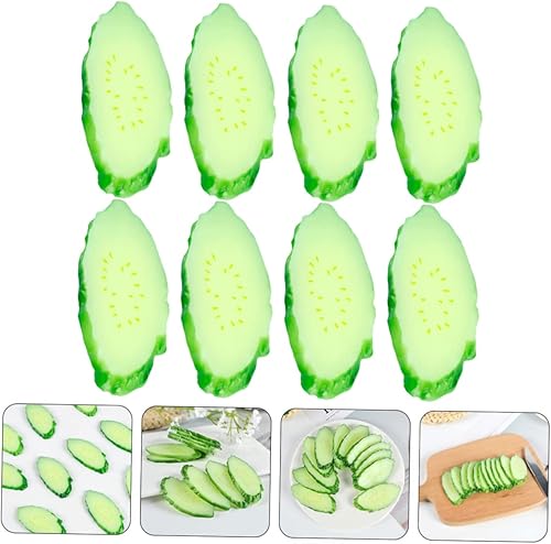 Miniatura 9 de Totority Juguetes de rodajas de pepino Modelos vegetales realistas Educativos Niños y Niñas Accesorios para fotos