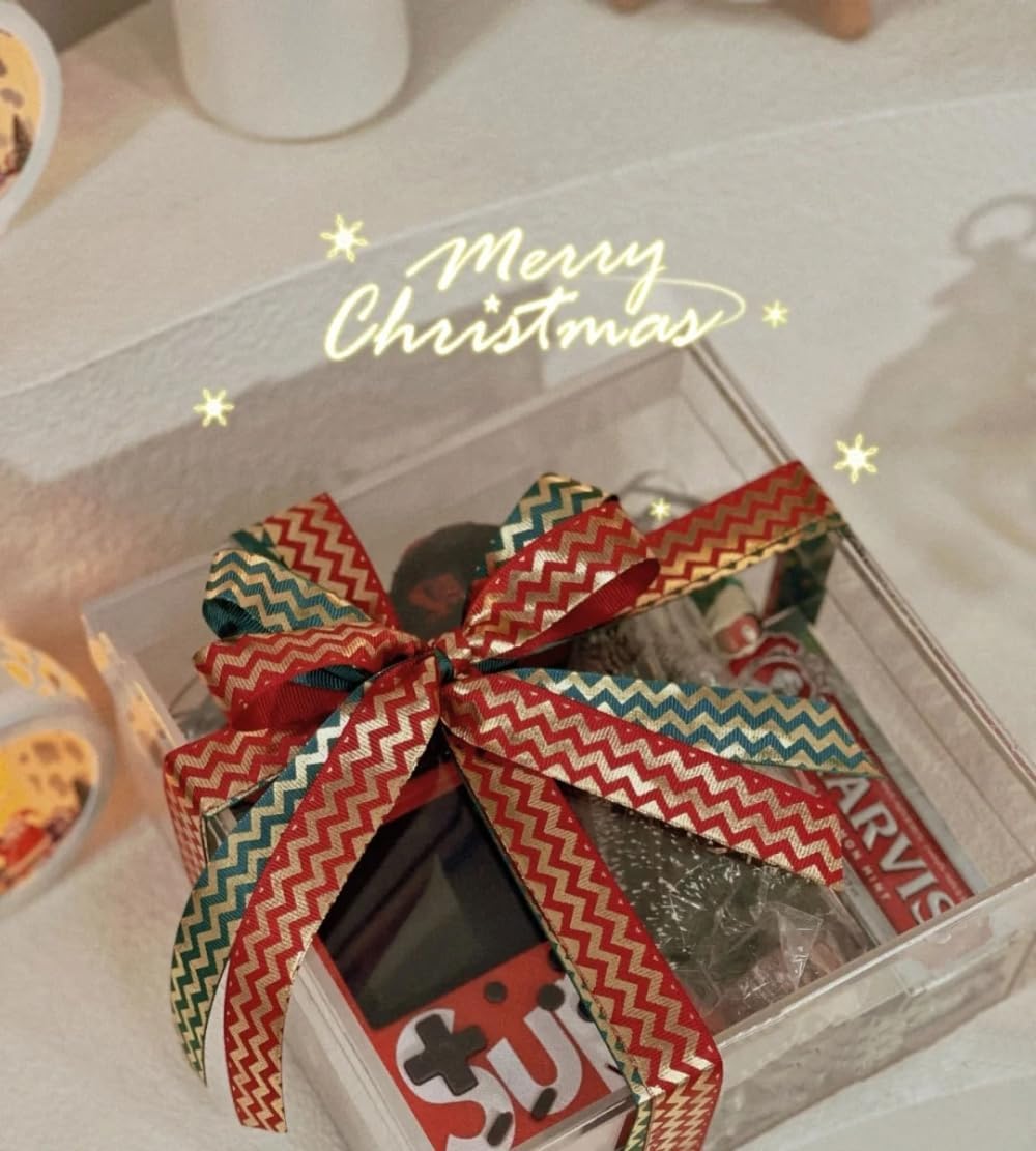 Clear Acrylic Box with Lid Display Box Plastic Square Cube Decorative Storage Boxes Acrylic Stand for Clear Display Buffet Risers