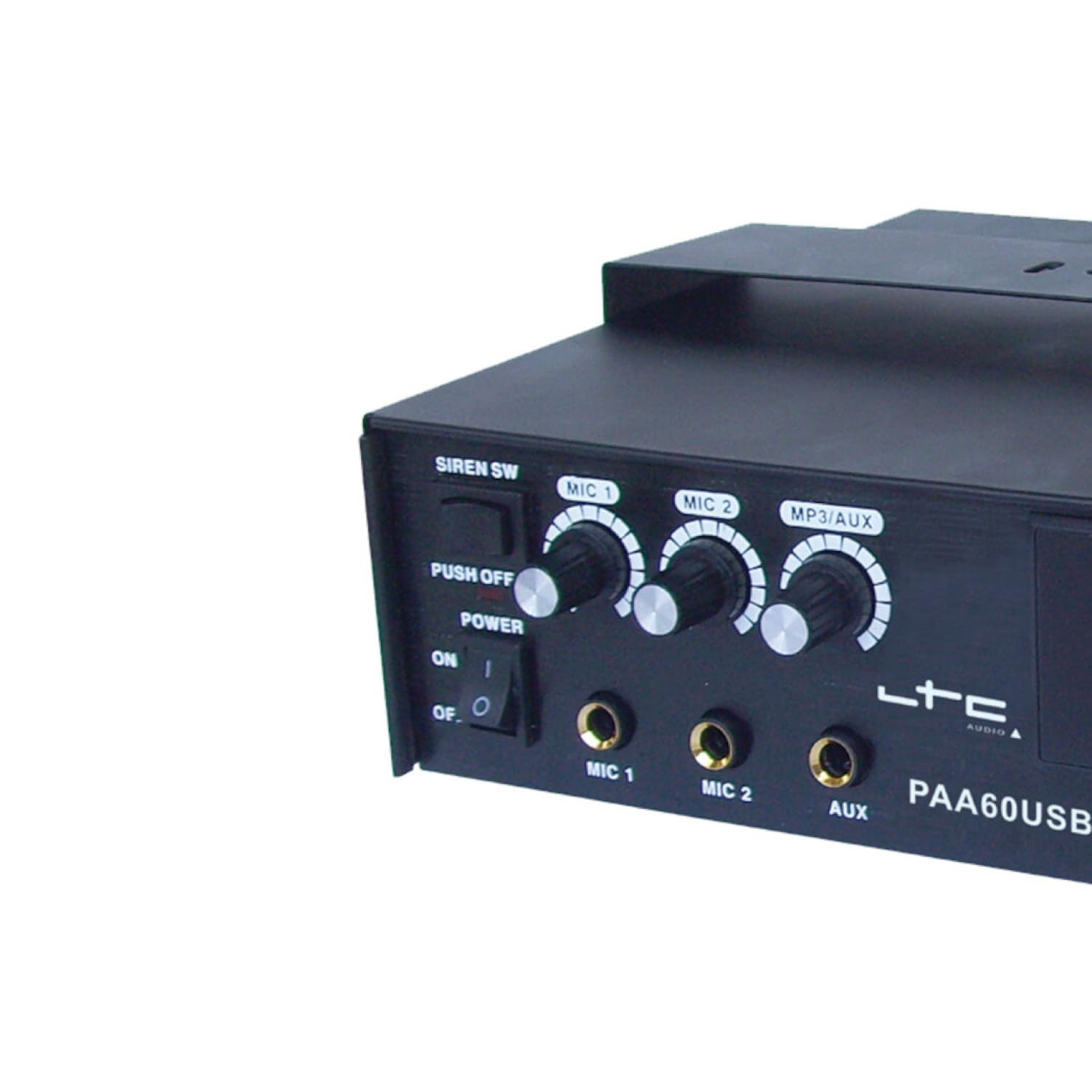 LTC - Mobiler LTC PA-Verstärker Endstufe USB-MP3 Mikrofon 12V / 220V Betrieb