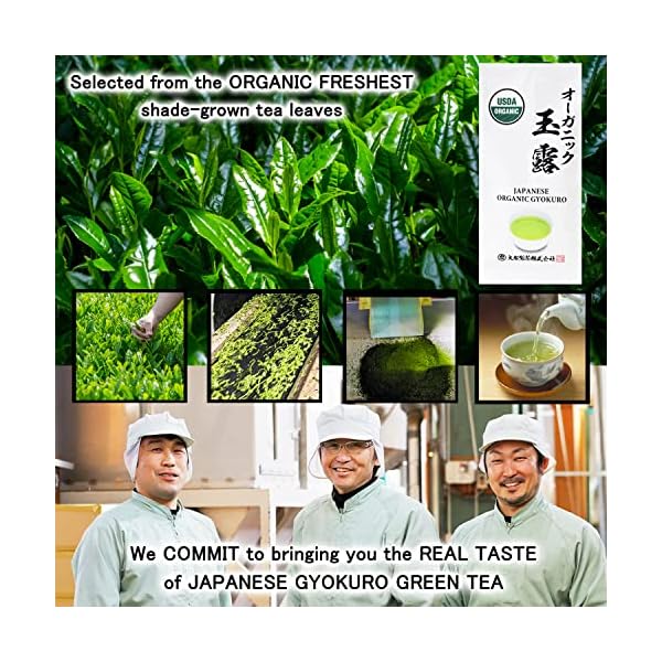Otsuka Green Tea Co - Organic Gyokuro, Japanese Shade Grown Green Tea 50g - Imperial Loose Leaf Green Tea from kakegawa city shizuoka prefecture japan - Image 5
