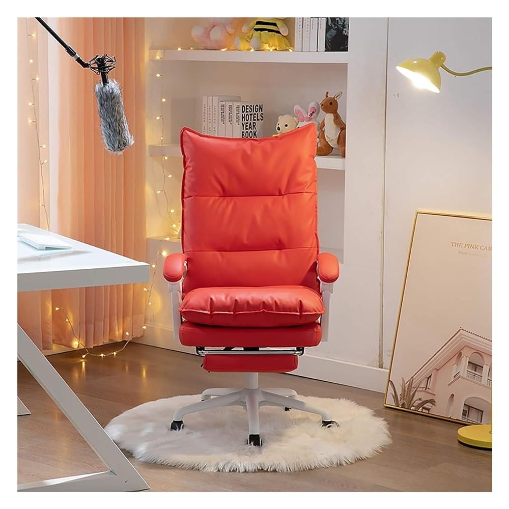 Amazon.co.jp: レザーチェア 社長椅子 PUレザーオフィスチェア