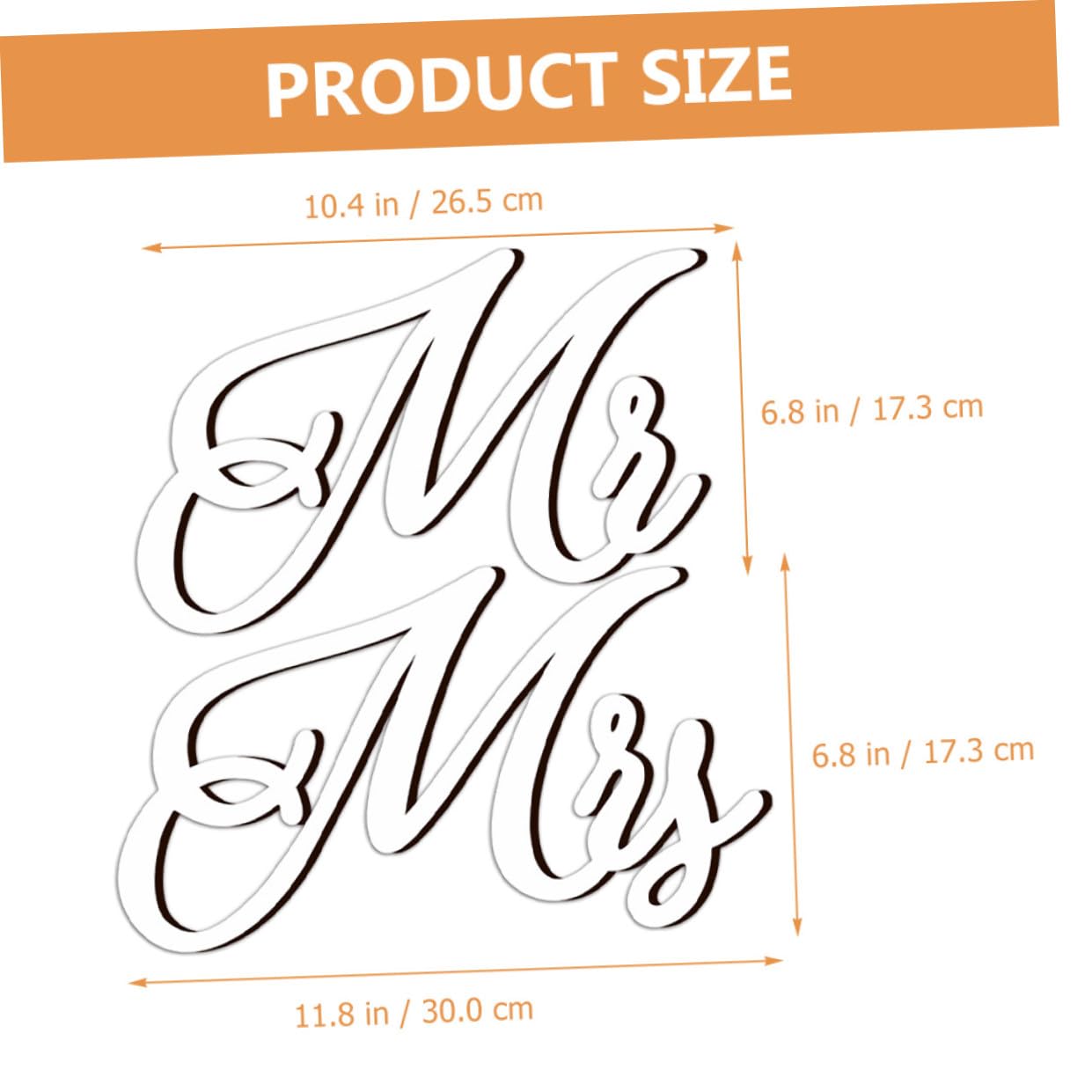 ABOOFAN 3 Sätze Stuhlschild-Auflistung Holzschild Hochzeitsempfang hochzeitsdeko dekoration Ornament Hochzeit Frau Schild Holz Hochzeitsfoto Anhänger