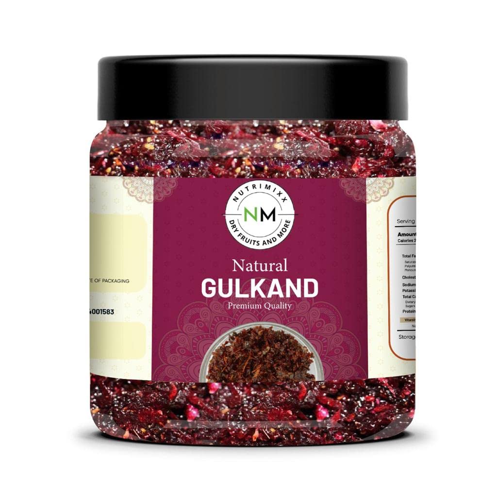 See full amazon price history chart for NUTRIMIXX Organic Gulkand 1kg (Rose Petal Jam) | 100% Natural | Sun-Cooked Damask Roses (1kg) NUTRIMIXX Organic Gulkand 1kg (Rose Petal Jam) | 100% Natural | Sun-Cooked Damask Roses (1kg) (B0D968QD4V) Amazon Price History, Amazon Price Tracker