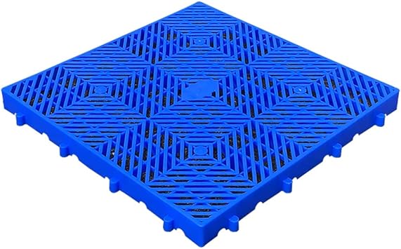 Rygcrud Twill Plastic Pallet - Interlocking and Storage System 2" H Goods Moisture-proof Mat Board for Kitchens, Garages 1 Pack60x60x5cm