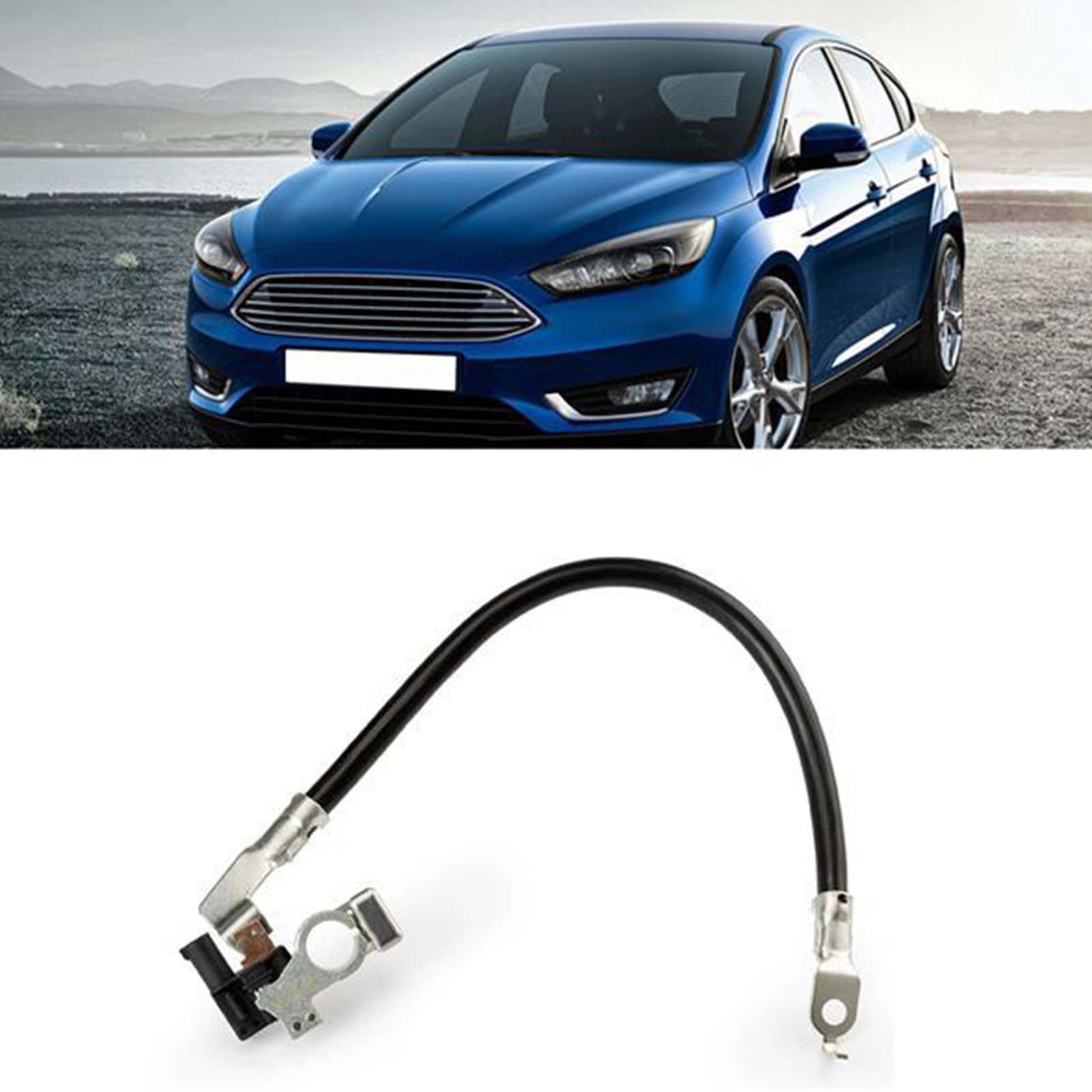 Pince de Batterie en Plastique et métal Solide, Remplacement de Terminal de pôles résistants à l ' érosion pour Terminal de Batterie de Voiture