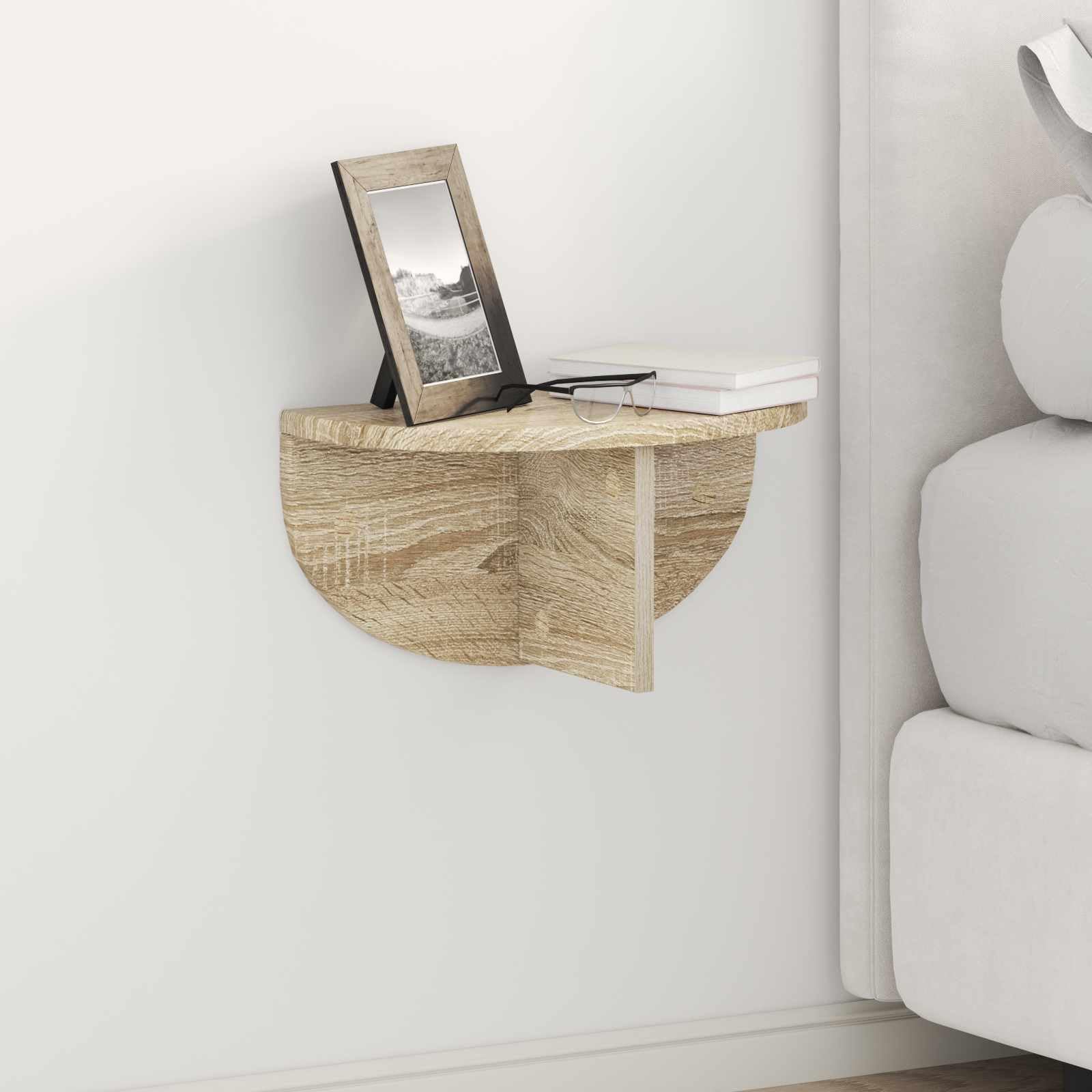 Étagère Murale Lot de 2 Chêne Sonoma 38x19x19 cm Salon
